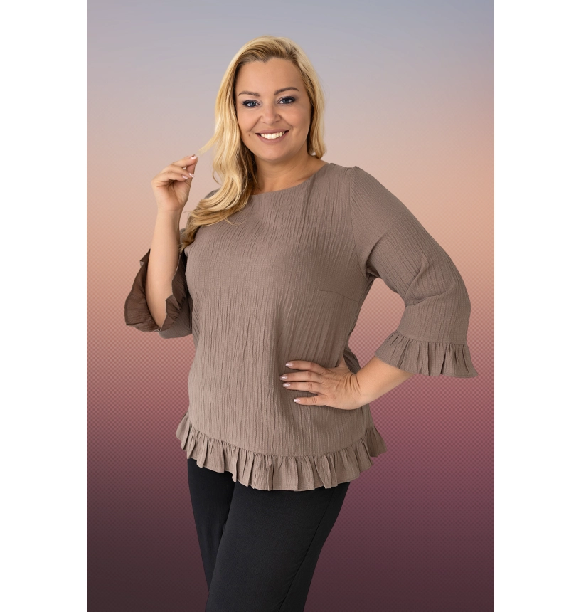 M57017 BLUZKA FELICIA KAKAO M57017 BLUZKA FELICIA KAKAO